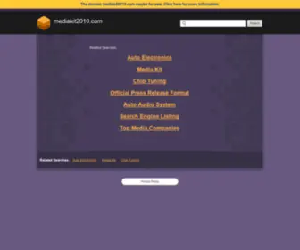 Mediakit2010.com Screenshot