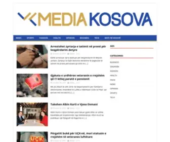 Mediakosova.com(Media Kosova) Screenshot