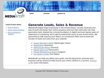 Mediakraft.com(Email and Search Engine Marketing) Screenshot