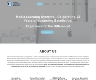 Medialearningsystems.com(MEDIA eLEARNING SYSTEMS INC) Screenshot