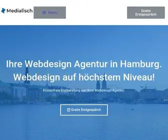 Medialisch.de(Webdesign Agentur Hamburg) Screenshot