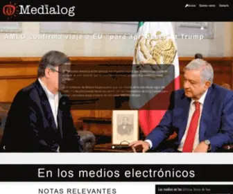 Medialog.com.mx(MEDIALOG monitoreo de medios) Screenshot