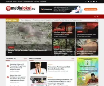 Medialokal.co(Cerdas Mengabarkan) Screenshot