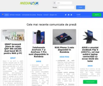 Medialook.ro(Distributie de comunicate de presa) Screenshot