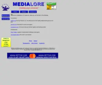 Medialore.com(Medialore LLC) Screenshot