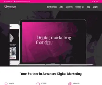 Medialyzemarketing.com(Digital Marketing Agency) Screenshot