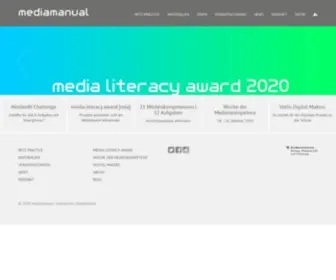 Mediamanual.at(Medienpädagogik) Screenshot