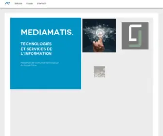 Mediamatis.com(Technologies et services de l'information) Screenshot