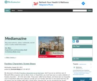 Mediamazine.com(Blog about pictures) Screenshot