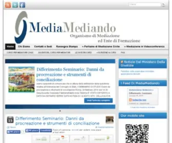 Mediamediando.com(Mediamediando mediazione conciliazione) Screenshot