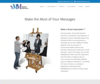 Mediamentors.com(Media Mentors) Screenshot