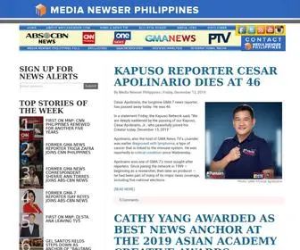 Medianewser.com(Media Newser Philippines) Screenshot