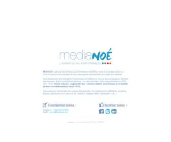 Medianoe.com(Medianoé) Screenshot