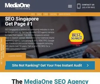 Mediaonemarketing.com.sg(Get digital marketing services) Screenshot
