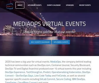 Mediaopsevents.com(MediaOps Virtual Events) Screenshot