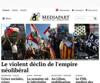 Mediapart.fr(Actualité) Screenshot