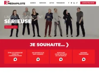 Mediapilote.com(Agence conseil en communication Angers) Screenshot
