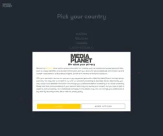 Mediaplanet.com(Branding made easy) Screenshot