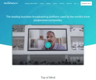 Mediaplatform.com(Enterprise Webcasting Platform) Screenshot