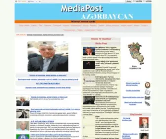 Mediapost-AZ.com(Azərbaycan) Screenshot