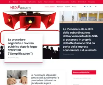 Mediappalti.it(Guida pratica in materia di appalti pubblici) Screenshot