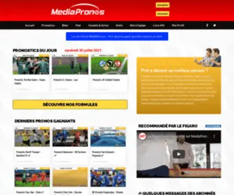 Mediapronos.com(Pronostics d'experts) Screenshot