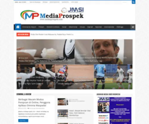 Mediaprospek.com(Prospek) Screenshot