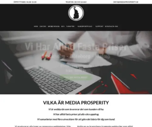 Mediaprosperity.se(MEDIA) Screenshot