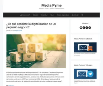 Mediapyme.mx(Media Pyme) Screenshot