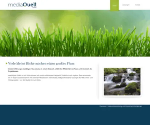 Mediaquell.de(MediaQuell GmbH // Werbeagentur in Hamburg und Bremen) Screenshot