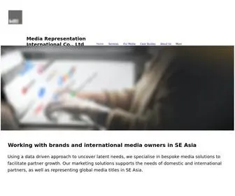 Mediarepint.com(Media Representation International) Screenshot