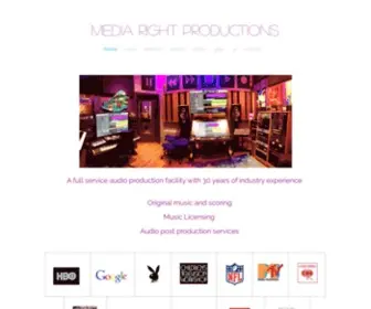 Mediarightproductions.com(Media right productions) Screenshot