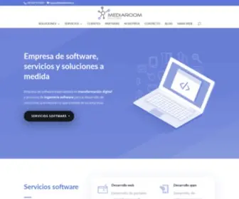 Mediaroomsolutions.es(Empresa de software) Screenshot