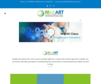 Mediartlifesciences.com(Mediart) Screenshot