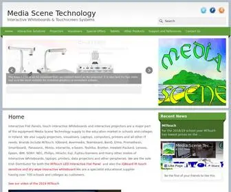 Mediascene.ie(Interactive Whiteboards & Touchscreen Systems) Screenshot