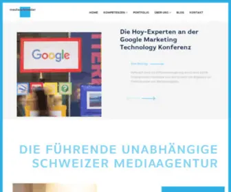 Mediaschneider.com(Führende Schweizer Mediaagentur) Screenshot