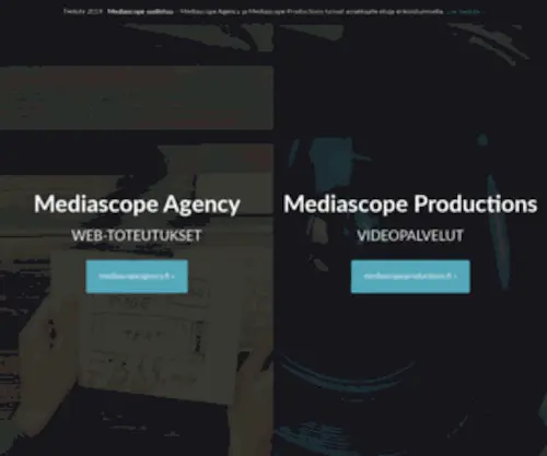 Mediascope.fi(Digimediatoimisto Mediascope uudistuu) Screenshot