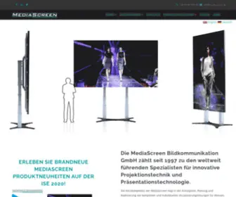 Mediascreen.de(MediaScreen Bildkommunikation GmbH) Screenshot