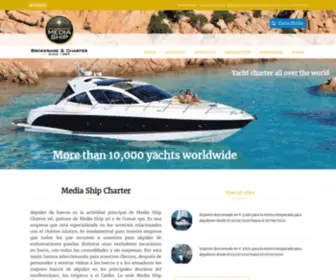 Mediashipcharter.es(Alquiler de Barcos) Screenshot