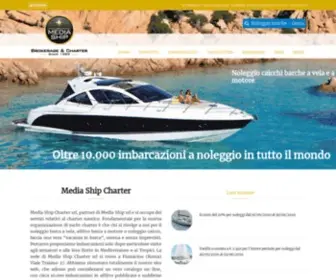 Mediashipcharter.it(YACHT con equipaggio) Screenshot