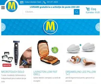 Mediashoptv.ro(MediaShop România este magazinul online cunoscut pentru produsele originale prezentate la TV) Screenshot