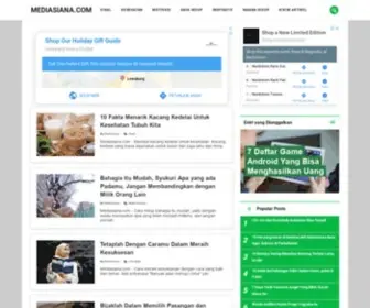 Mediasiana.com(Media Pembelajaran Masakini) Screenshot