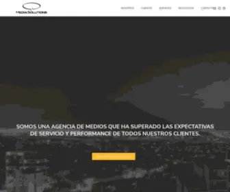 Mediasolutionsmty.com(Media Solutions / Agencia de Medios Tradicionales y Digitales en México) Screenshot