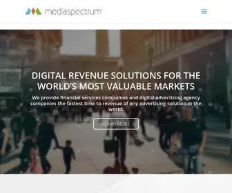 Mediaspectrum.net(Cloud-Based Advertising Solutions for Publishers) Screenshot