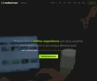 Mediastream.com.br(Líder em serviços de transmissão) Screenshot