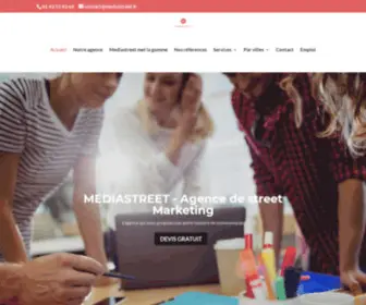 Mediastreet.fr(Agence Street Marketing) Screenshot