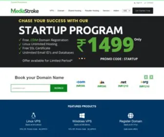 Mediastroke.com(Best domain hosting) Screenshot