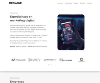 Mediasurlatam.com(Digital Marketing Solutions) Screenshot