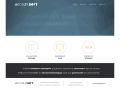 Mediatasoft.com(Desarrollo de Aplicaciones Móviles) Screenshot