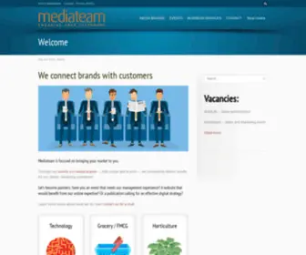 Mediateam.ie(Engaging your customers) Screenshot